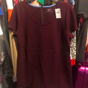 Maroon Maternity Blouse